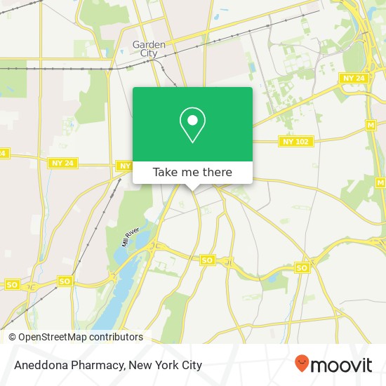 Mapa de Aneddona Pharmacy