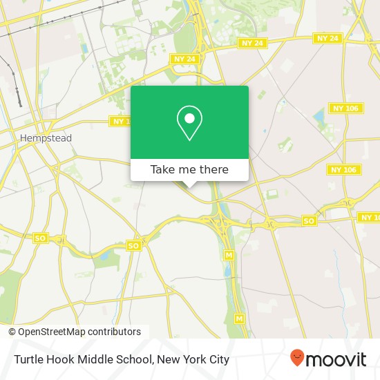 Mapa de Turtle Hook Middle School