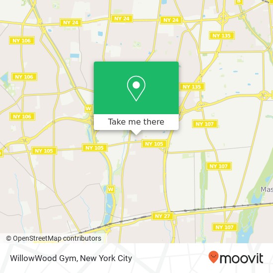 Mapa de WillowWood Gym