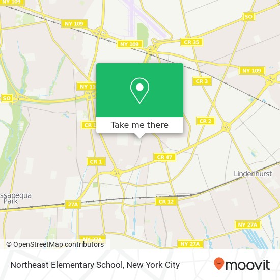 Mapa de Northeast Elementary School