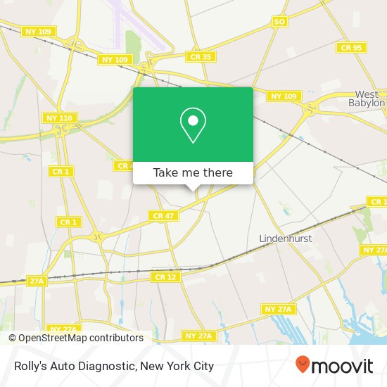 Rolly's Auto Diagnostic map