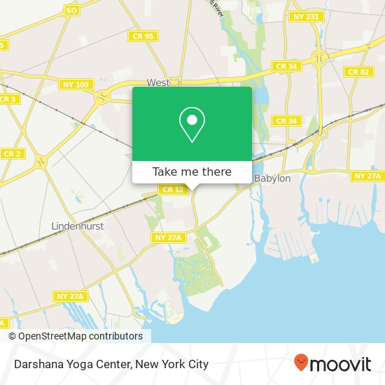 Darshana Yoga Center map