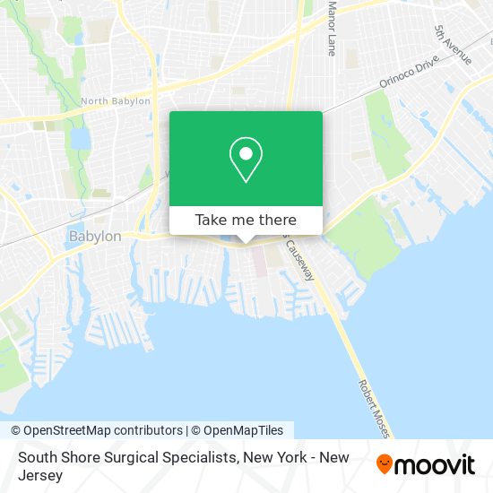 South Shore Surgical Specialists map