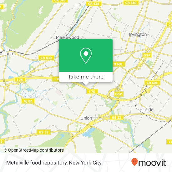 Mapa de Metalville food repository