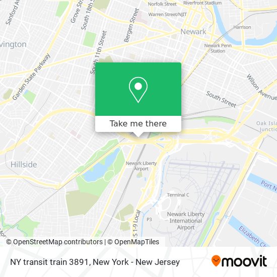 Mapa de NY transit train 3891