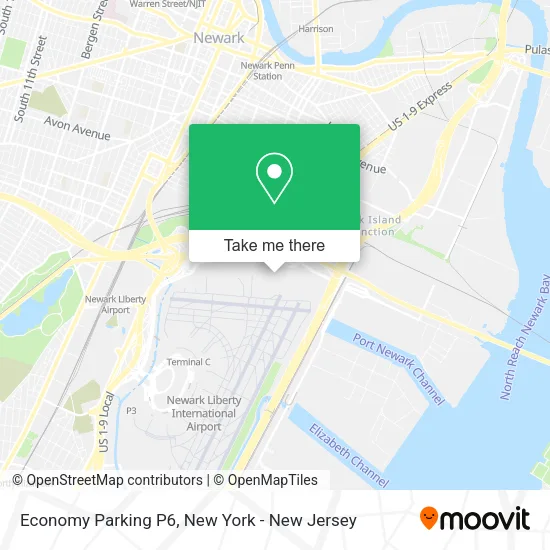 Economy Parking P6 map