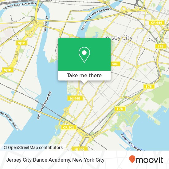 Jersey City Dance Academy map