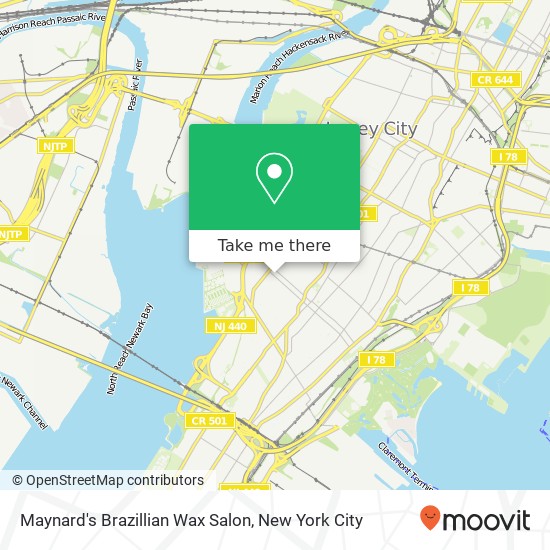Mapa de Maynard's Brazillian Wax Salon