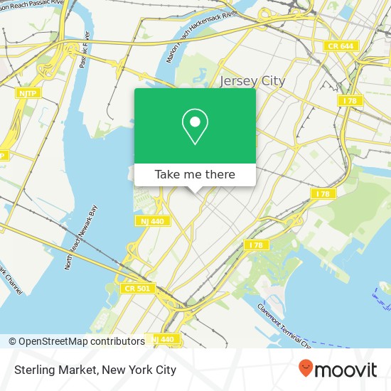 Mapa de Sterling Market