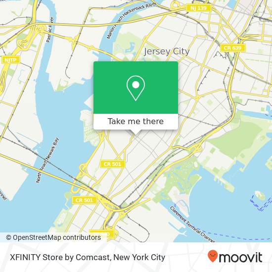 Mapa de XFINITY Store by Comcast