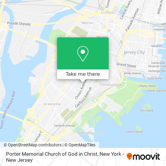 Mapa de Porter Memorial Church of God in Christ