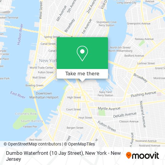 Dumbo Waterfront (10 Jay Street) map