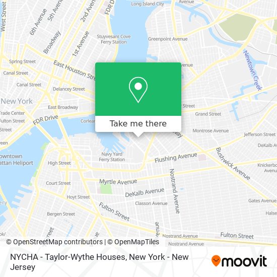 Mapa de NYCHA - Taylor-Wythe Houses
