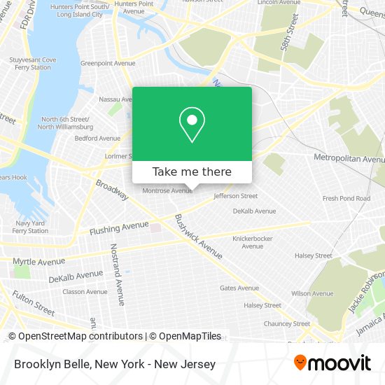 Brooklyn Belle map