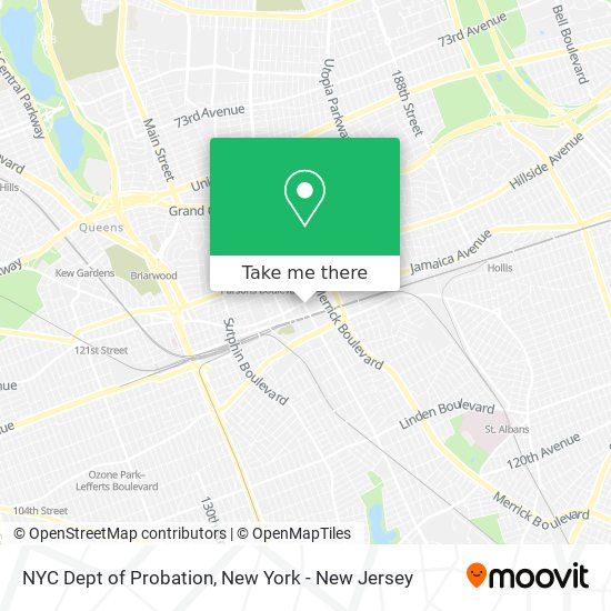 NYC Dept of Probation map