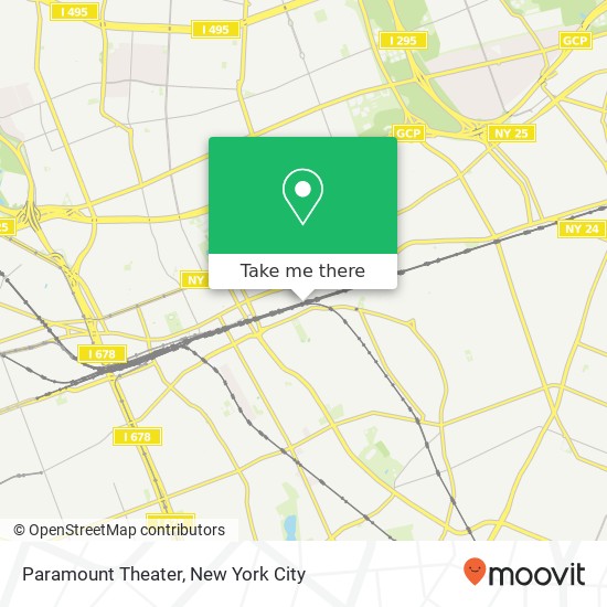 Mapa de Paramount Theater