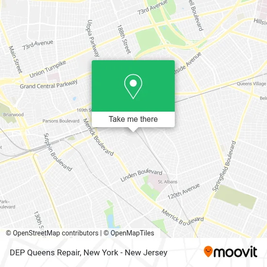 DEP Queens Repair map