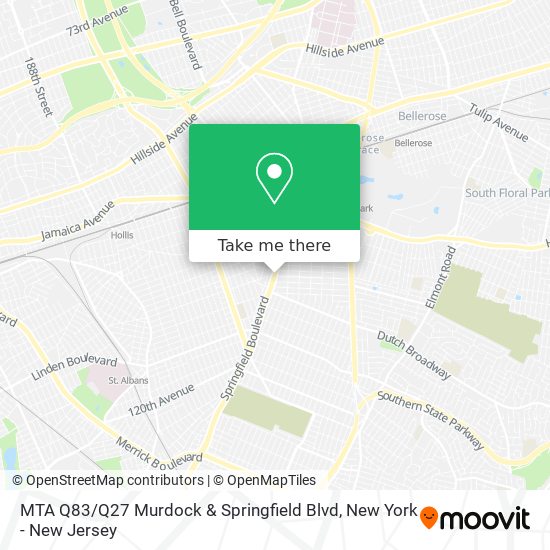 Mapa de MTA Q83 / Q27 Murdock & Springfield Blvd