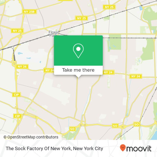 Mapa de The Sock Factory Of New York