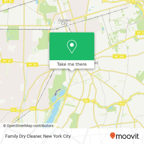 Family Dry Cleaner map