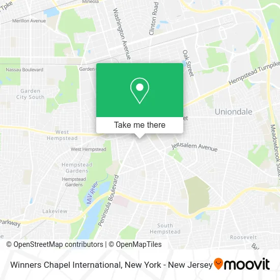 Winners Chapel International map