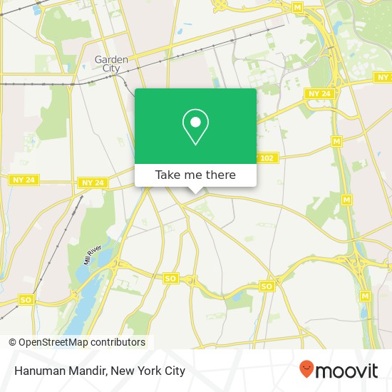 Hanuman Mandir map