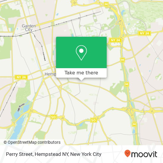 Mapa de Perry Street, Hempstead NY