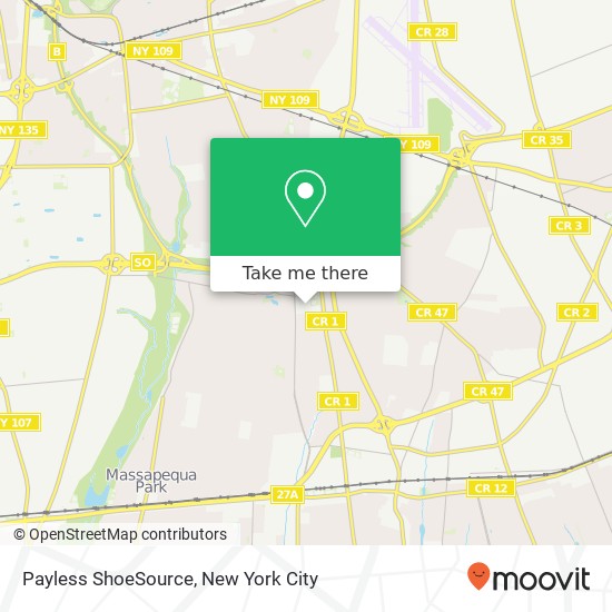 Mapa de Payless ShoeSource