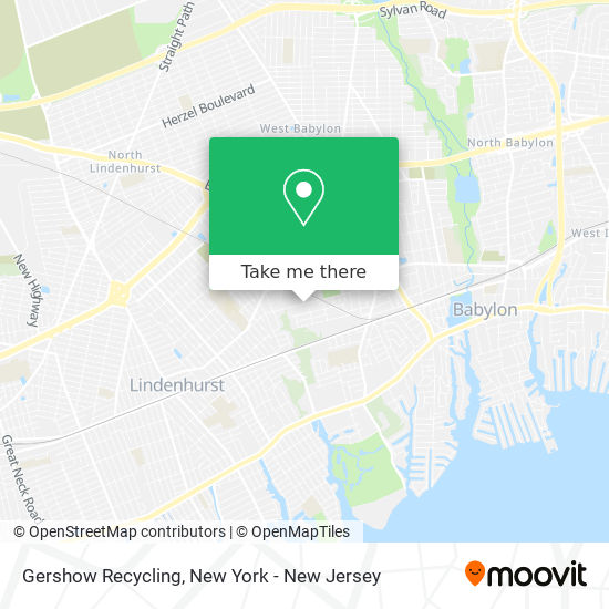 Gershow Recycling map