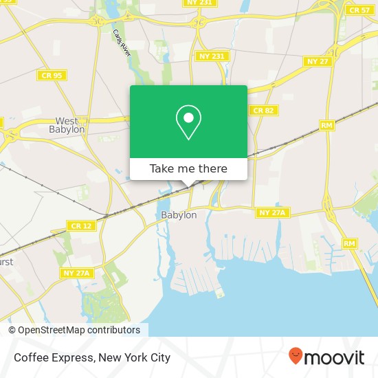 Coffee Express map