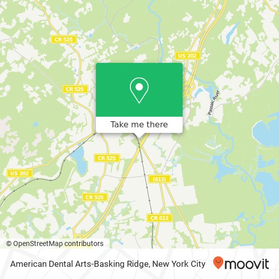 American Dental Arts-Basking Ridge map