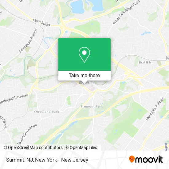 Summit, NJ map