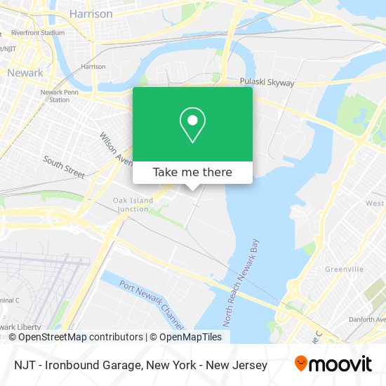 Mapa de NJT - Ironbound Garage