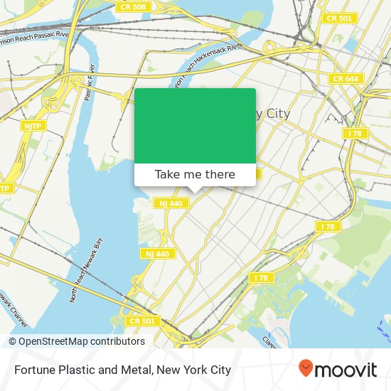 Fortune Plastic and Metal map