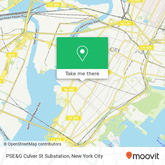 PSE&G Culver St Substation map