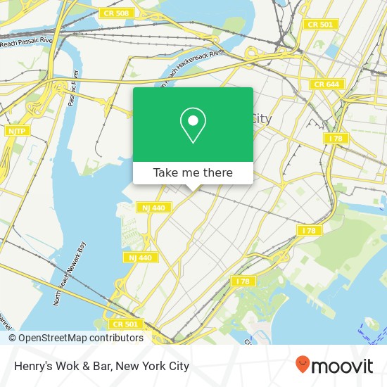 Mapa de Henry's Wok & Bar