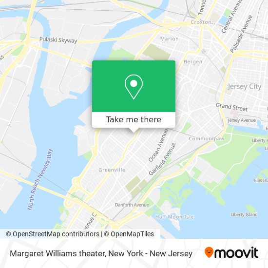 Mapa de Margaret Williams theater