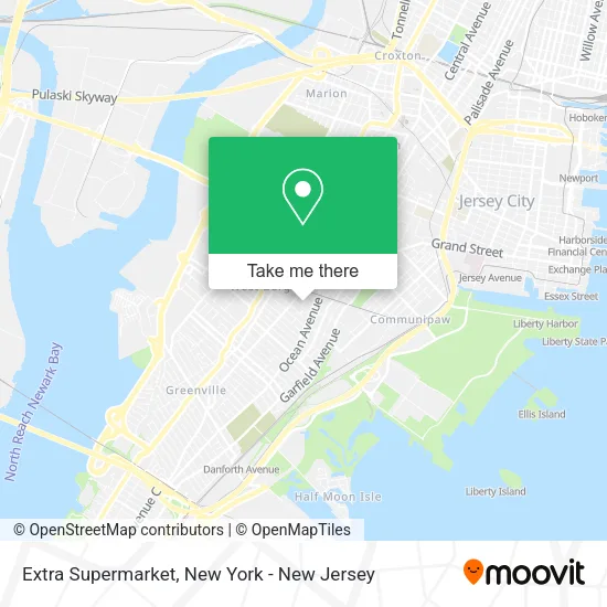 Extra Supermarket map