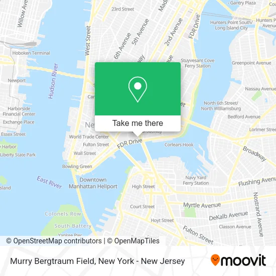 Murry Bergtraum Field map