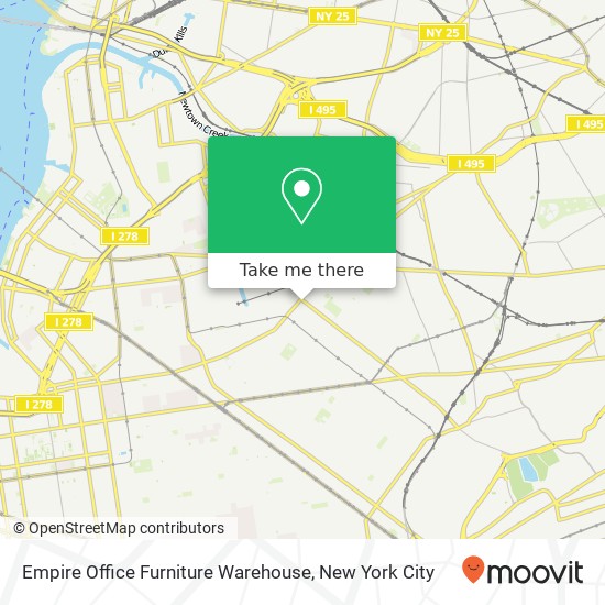 Mapa de Empire Office Furniture Warehouse