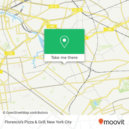 Florencio’s Pizza & Grill map