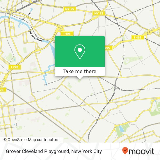 Grover Cleveland Playground map