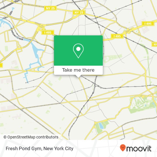 Mapa de Fresh Pond Gym