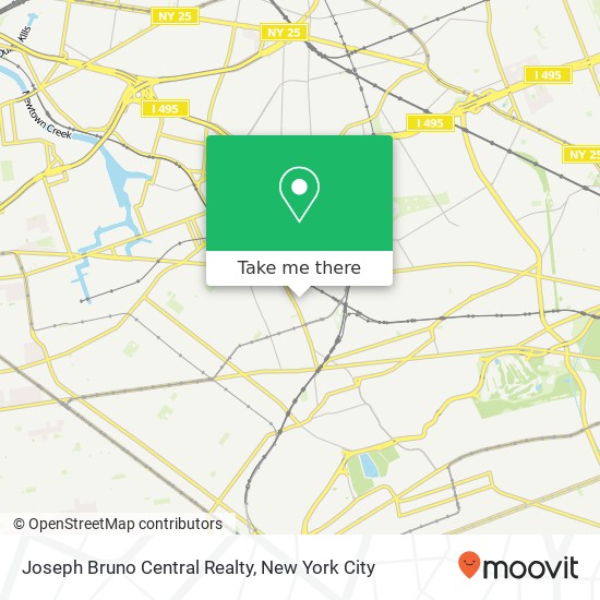 Joseph Bruno Central Realty map
