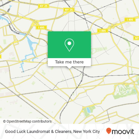 Mapa de Good Luck Laundromat & Cleaners