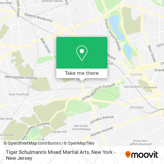 Tiger Schulmann's Mixed Martial Arts map
