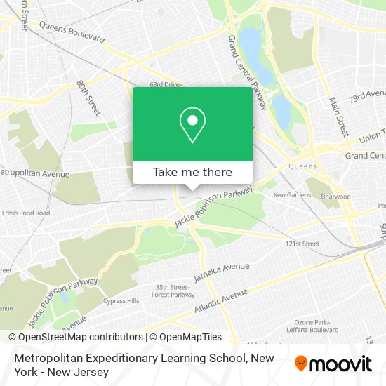Mapa de Metropolitan Expeditionary Learning School