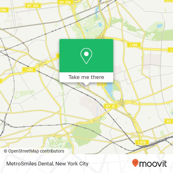 Mapa de MetroSmiles Dental