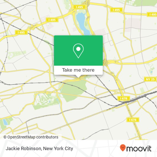 Jackie Robinson map
