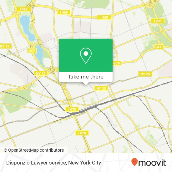 Mapa de Disponzio Lawyer service